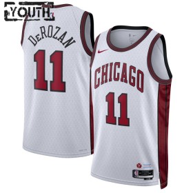 Dres Chicago Bulls Demar Derozan 11 Nike 2022-23 City Edition Bijela Swingman - Dječji